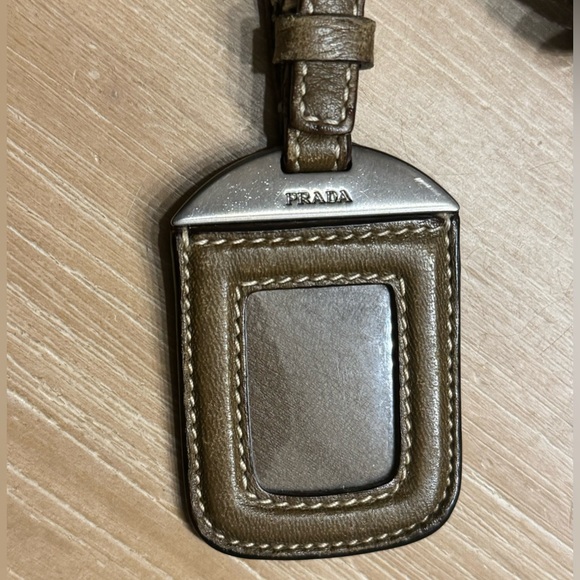 Prada Leather Shoulder Strap and Bag Tag - Picture 3 of 5